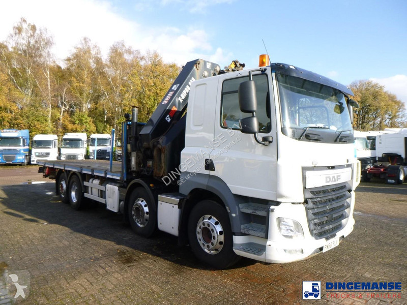 شاحنة DAF 460 8x2 RHD + Hiab XS 658 Hipro