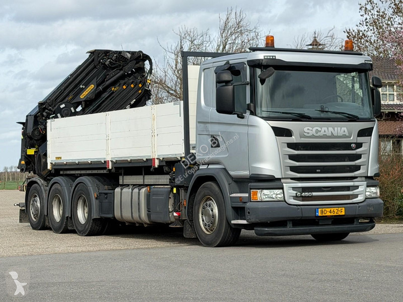 شاحنة Scania G450 8x4 triple, PAFINGER PK92002...