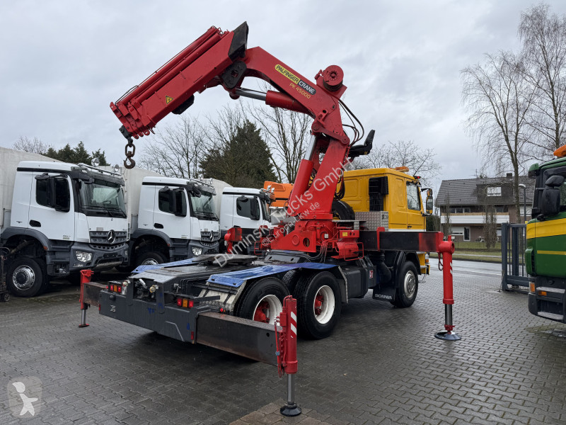 شاحنة Scania R143 450 V8 6X4 Kran Palfinger...