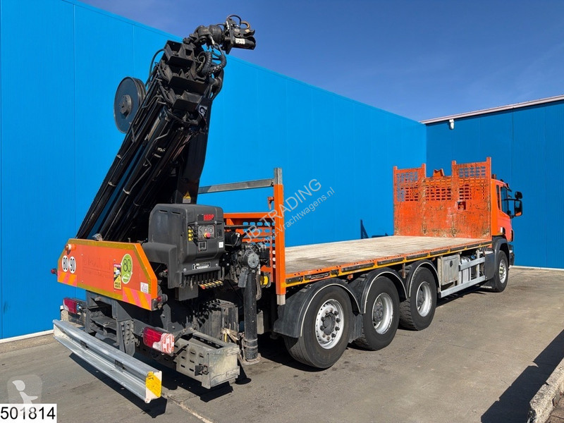 شاحنة Scania 450 8x4, EURO 6, Retarder, TO, Hiab