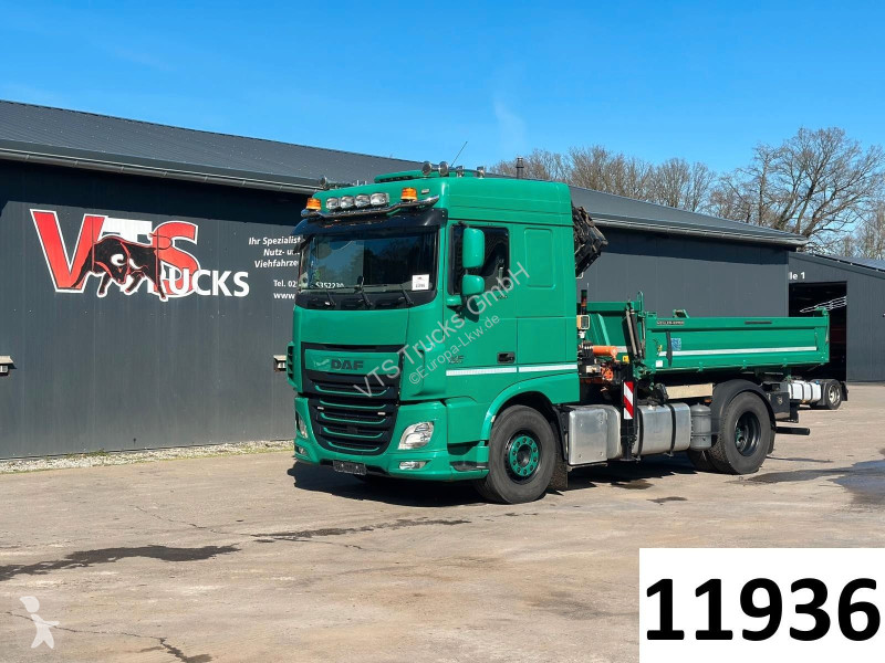 شاحنة DAF FA 4x2 BL MEILLER DSK / ATLAS 126.3LK...