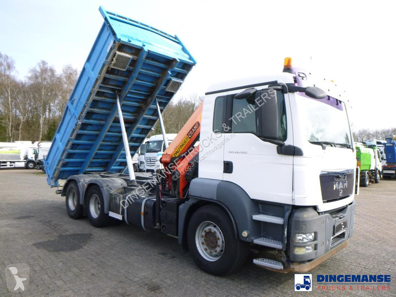 شاحنة MAN 26.400 6X4 tipper + Palfinger PK15002