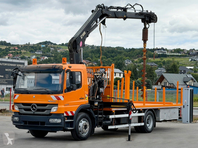 شاحنة Mercedes ATEGO * HIAB 144 B - DUO +...