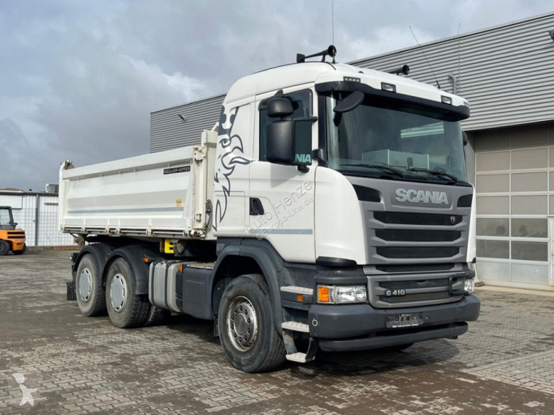 شاحنة Scania G 410 6x4 3-Achs Kipper Meiller...