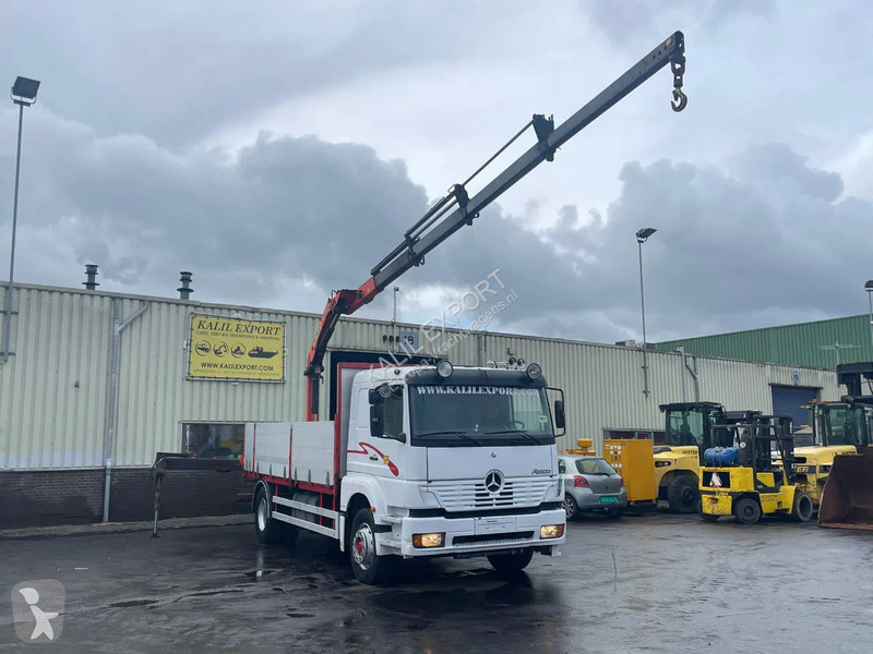 شاحنة Mercedes 1828 Palfinger PK11001 Crane +...
