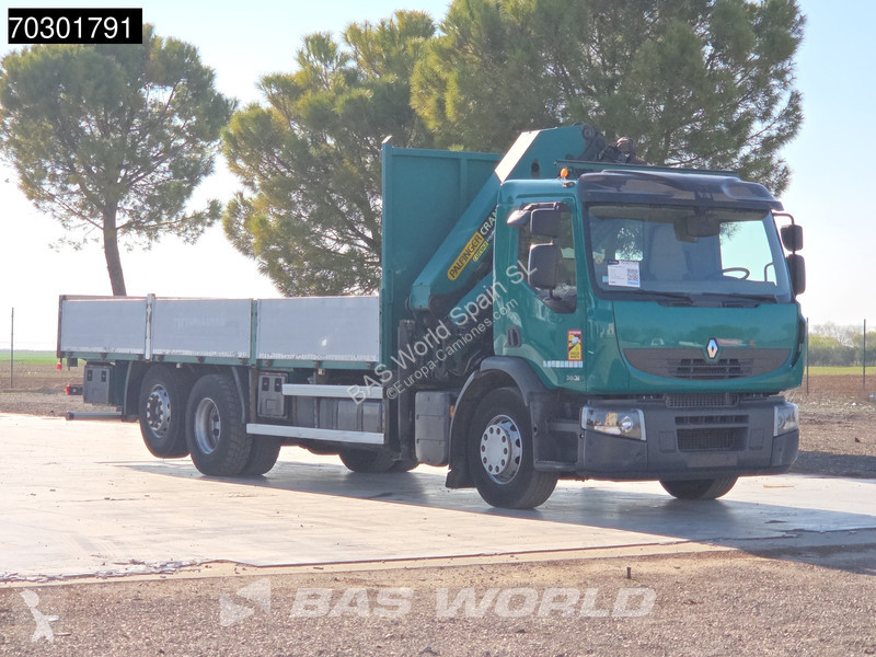 شاحنة Renault 380 6X2 Grúa Palfinger PK20002 +...