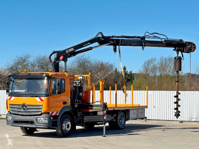 شاحنة Mercedes ATEGO * HIAB 144 B - DUO +...