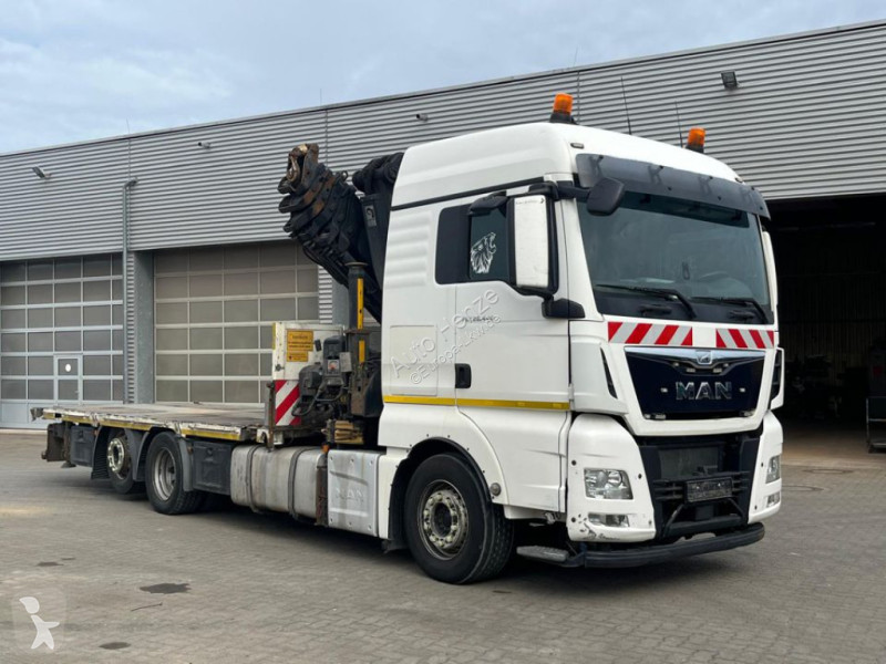 شاحنة MAN TG-X 26.440 6x2 Pritsche Kran Hiab...