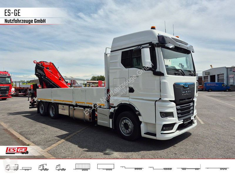 Kamión MAN 26.480 6x2-4 LL CH mit Fassi...