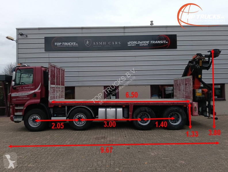 شاحنة DAF 510 FAD 8x4 - Palfinger 16TM Kraan,...