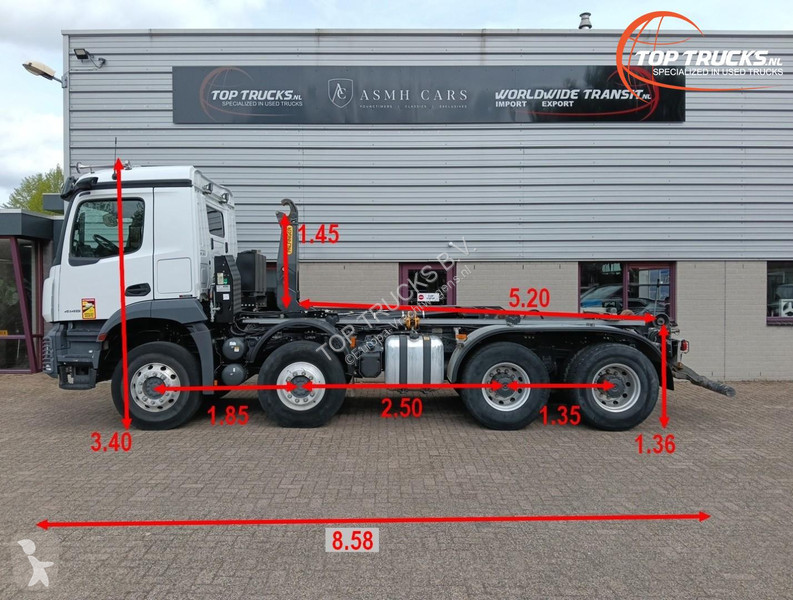 شاحنة Mercedes 4146 8x4 Palfinger 24t....