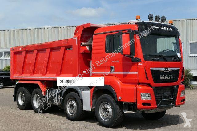 شاحنة MAN 41.510 TGS 8x4, Stahl, 17m³, Klima,...