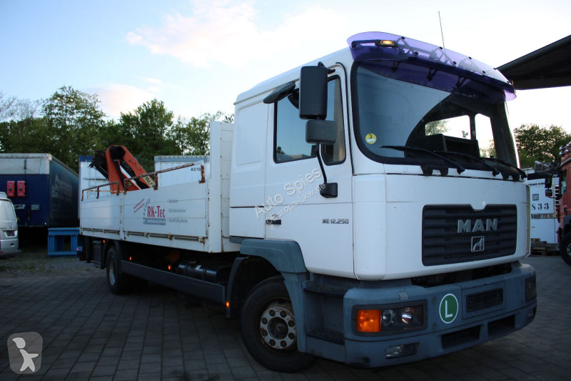 Lastbil MAN 12.250  mit HECKLADEKRAN *PALINGER...