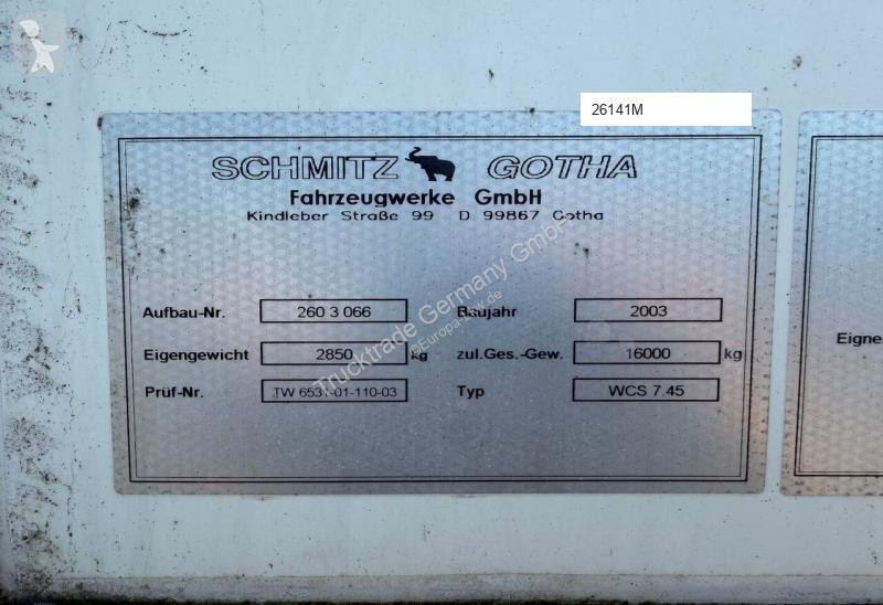 Attrezzature automezzi pesanti Schmitz...