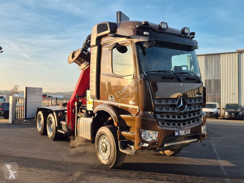 شاحنة Mercedes 3351 LS 6x6 Palfinger S260Z96 Y...