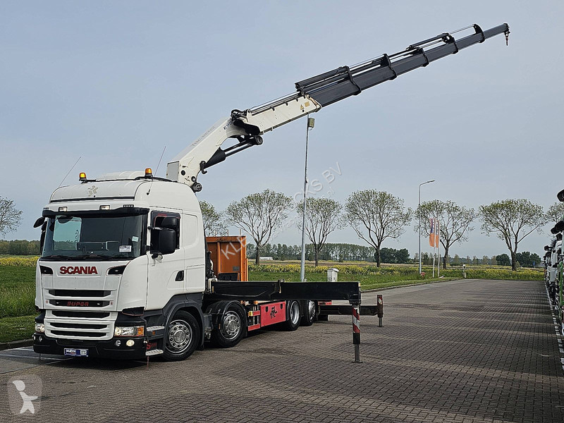شاحنة Scania 490 8X2*6 HMF 6020K6