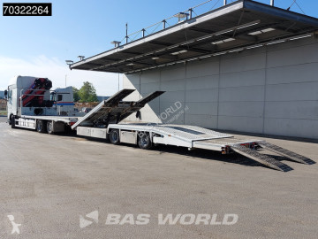 شاحنة DAF XF 530 6X2 NL-Combi HMF 1120 K-RC Kran Crane Transporter Lift-Axle ACC Euro 6