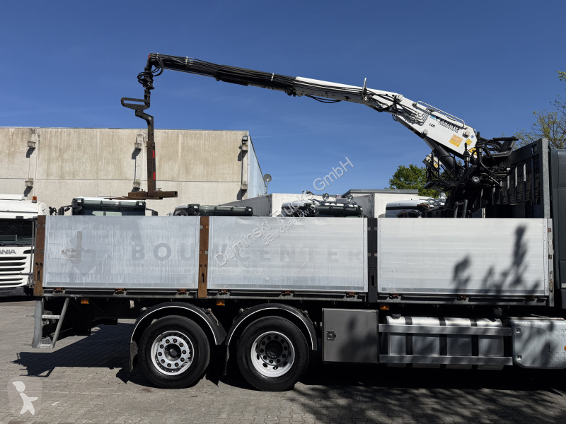 شاحنة Volvo FM 370 6X2 Kran Kennis K14R Baustoff
