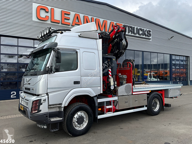 شاحنة Volvo 500 4x4 Fassi 31 Tonmeter laadkraan...
