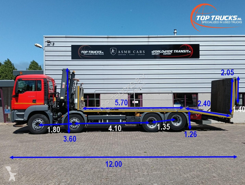 شاحنة MAN 35.360 8x2 - Hiab 22TM Crane, Machine...