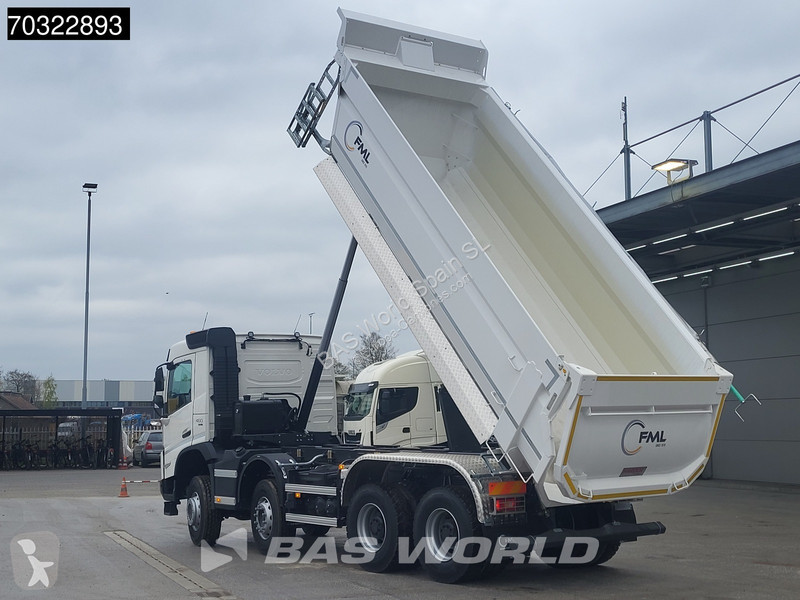 شاحنة Volvo 460 8X6 19m3 KH-Kipper VEB LED...