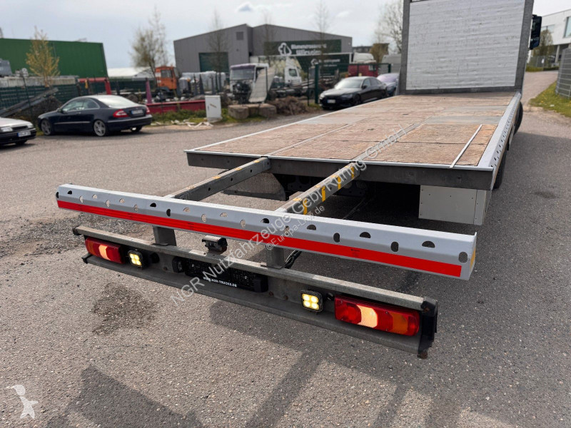Camion Mercedes 6X2 Plateau 7,40m + 1,00 m...