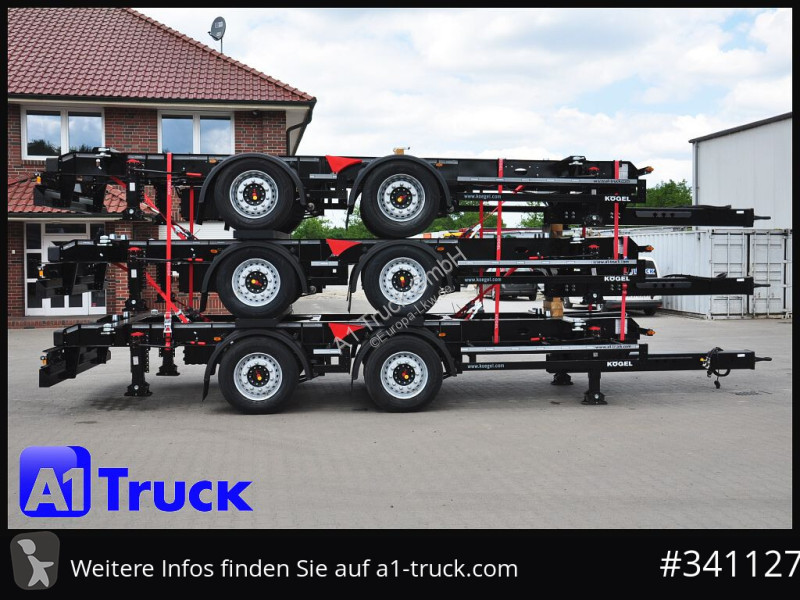 مقطورة Kögel ZW 18  BDF, Midi Tandem, Neu sofort
