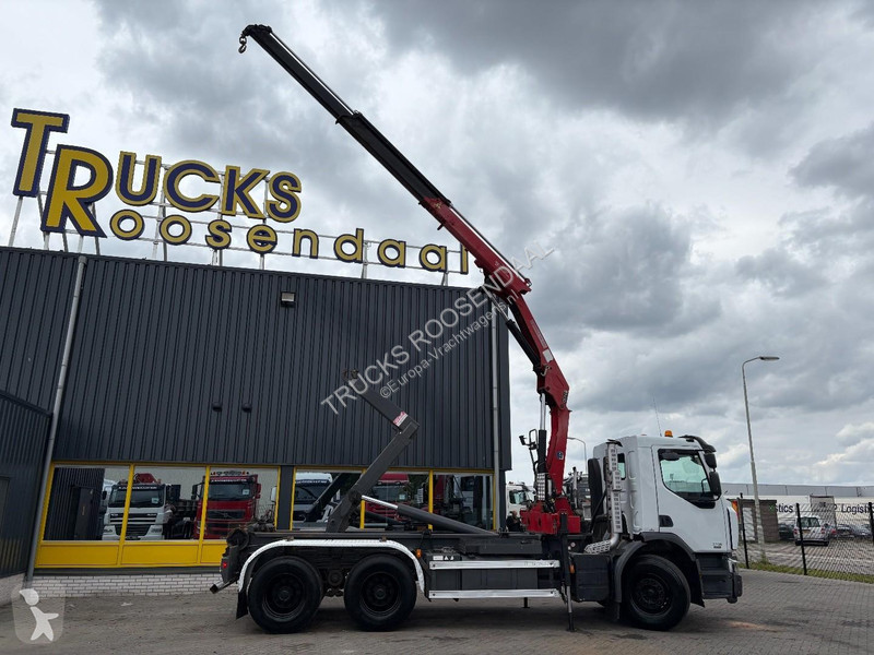 شاحنة Renault 370DXI + HMF 1430 K3 + 6X4 +...
