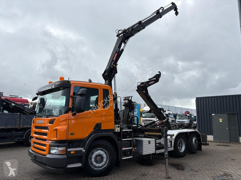 شاحنة Scania P280 + HIAB 111BS-2 DUO + 6X2 +...