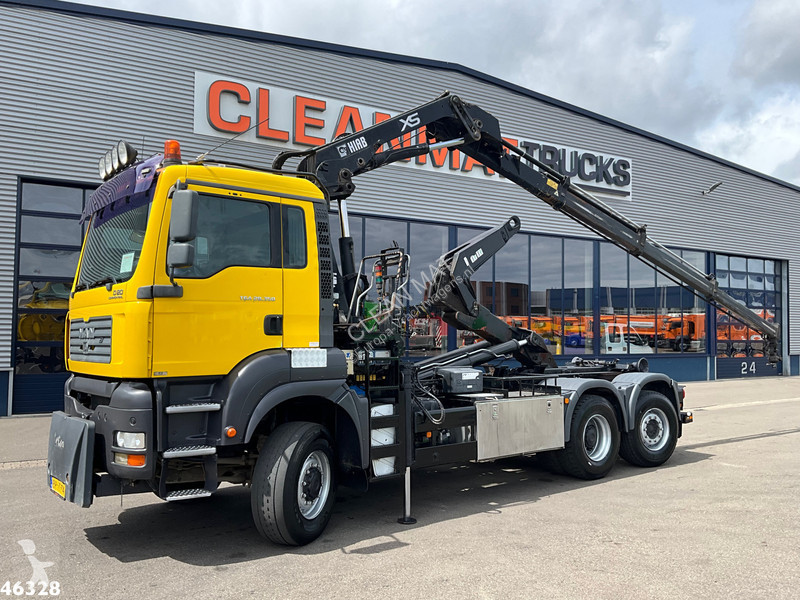 شاحنة MAN 28.350 6x4 Hiab 12 Tonmeter laadkraan