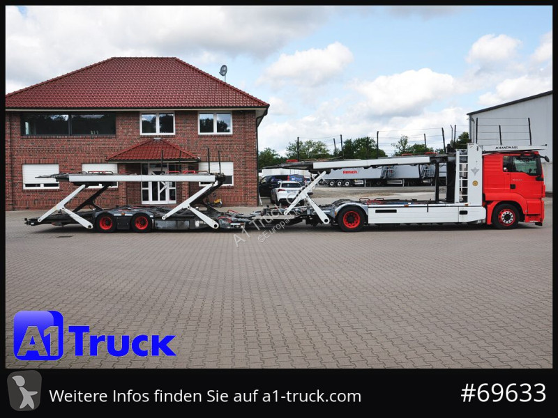 شاحنة MAN 18.400 TGX, Autotransporter Kässbohrer,