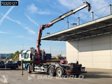 Камион Volvo FM7 FM 370 6X2 HMF 2200-K3 Kran Crane VDL S21-6200 Hooklift Lift+steering axle Euro 5