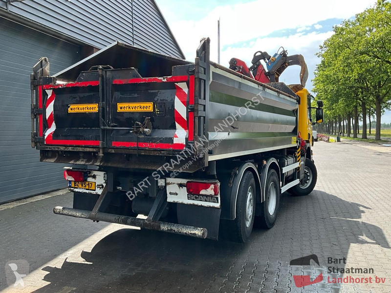 Lastbil Scania 360 B 6X4*4 met 10m³ 2 zijden...