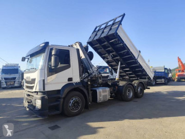 شاحنة قلابة ذات تفريغ خلفي وجانبي Iveco