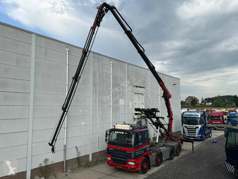 شاحنة DAF 85460 8X2 EURO 5 - HMF 2620 K4 +...