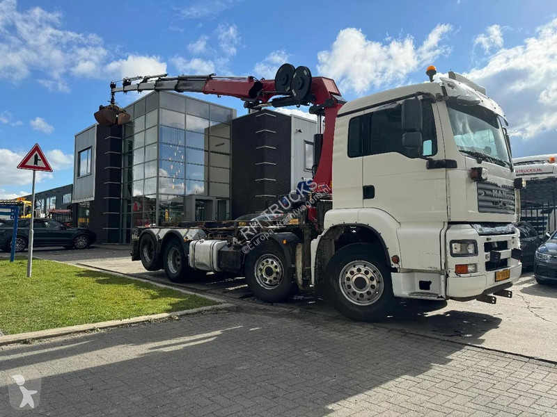 شاحنة MAN 35.440 8X2 - EURO 4 + HMF 2620K-RC...