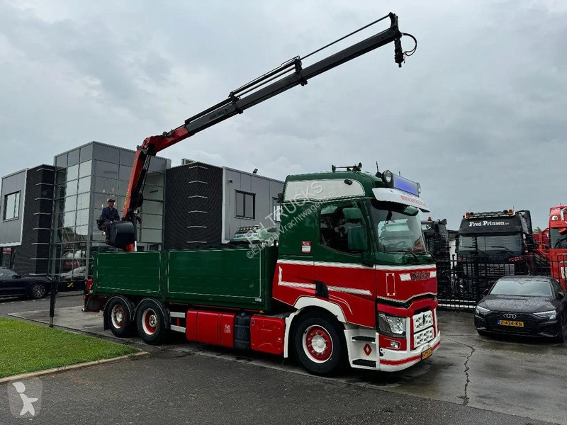 شاحنة Renault T HIGH 520 6X2 EURO 6 + PALFINGER...