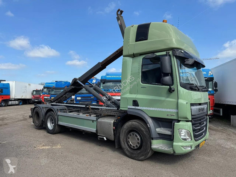 شاحنة DAF 450 6X2 EURO 6 VDL 21T HOOK LIFTING AXLE