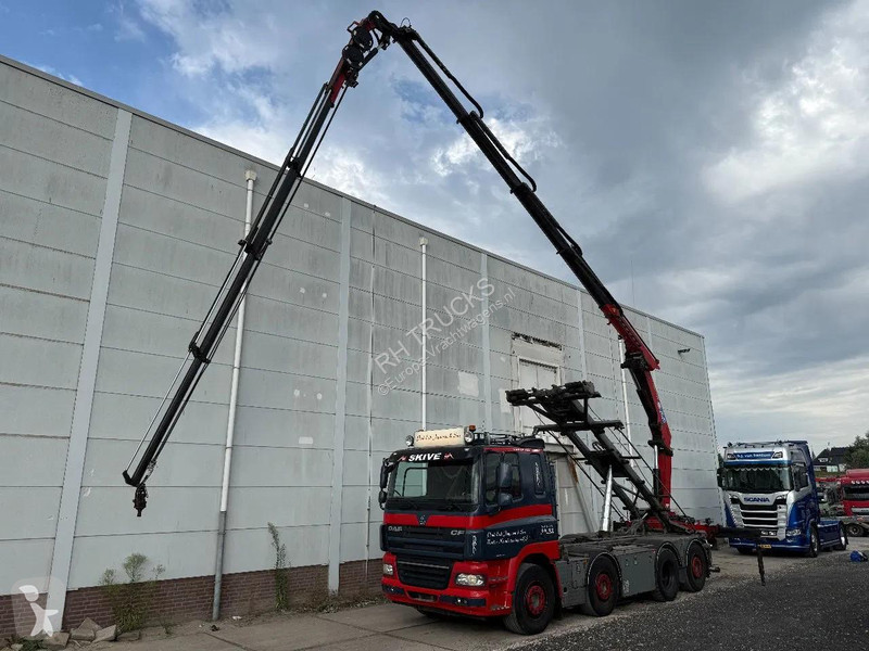 شاحنة DAF 85460 8X2 EURO 5 - HMF 2620 K4 +...