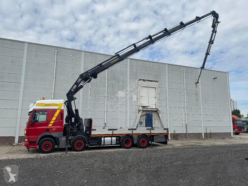 شاحنة DAF 85460 8X2 HIAB 477E-7 + JIB 75X +...