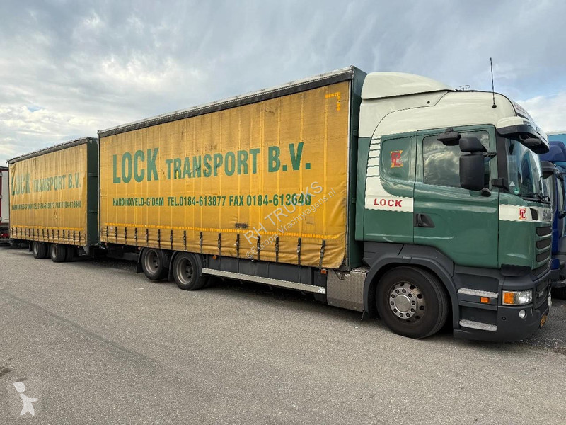 شاحنة Scania R450 6X2 + DRACO AANHANGER 2010...