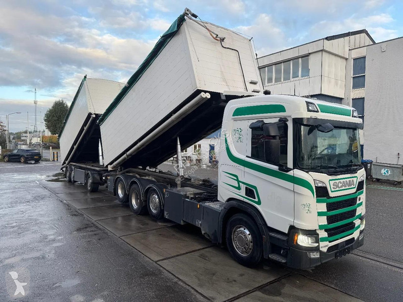 شاحنة Scania R500 NS 8X2 EURO 6 + NBS HANER KIPPER