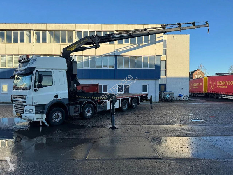 شاحنة DAF 85410 8X2 EURO 5 PALFINGER PK 62002 +...