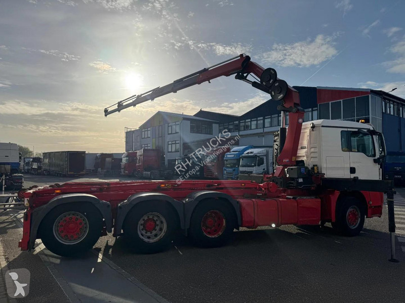 Vrachtwagen MAN 35.500 8X4 EURO 6 - HMF 262L +...