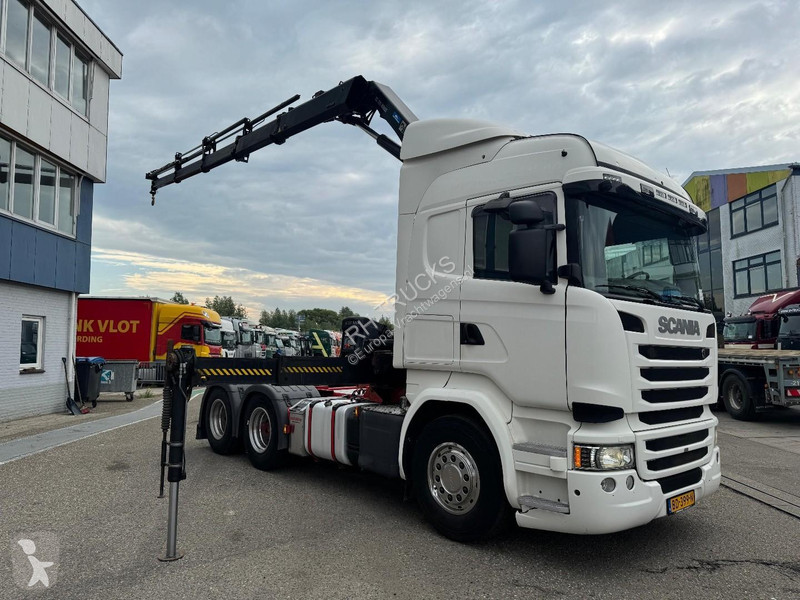 شاحنة Scania R450 6X2 EURO 6 - HIAB 211 E-5