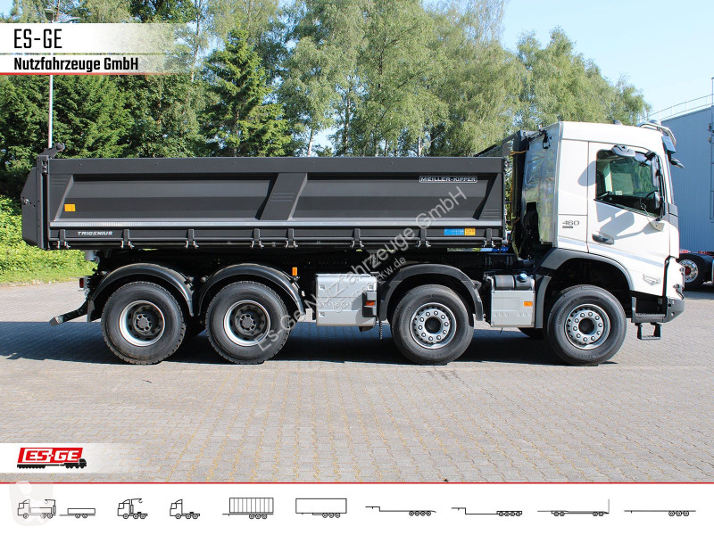 شاحنة Volvo Volvo FMX D13 8x4R mit Meiller Kipper
