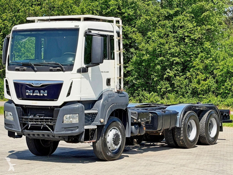 شاحنة MAN 33.480 Fahrgestell 6,70 m * 6x6  *TOP!