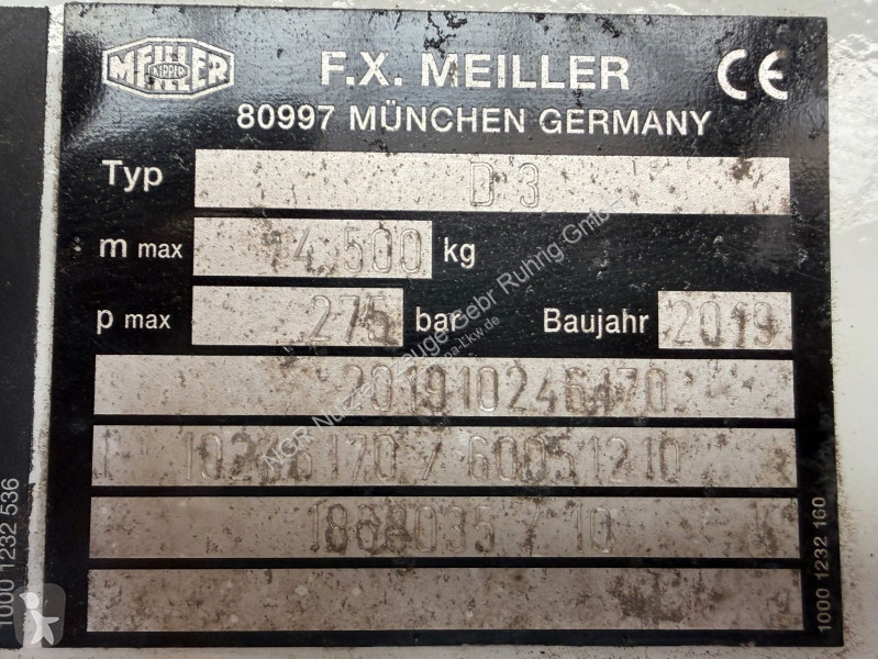 Camion  Meiller 3S. Kipper D3 | 4500 kg für 7,5...