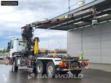 Camion Mercedes E Actros 2541 6X2 Jonsered J1142Z80A Crane + 20 tons hooklift Lift-axle Full Air Euro 3