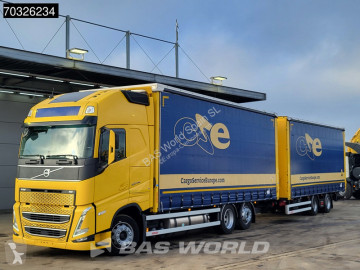 Камион Volvo FH 460 6X2 Curtainsider LNG Engine Sliding roof Lift Axle I-Park cool VEB+